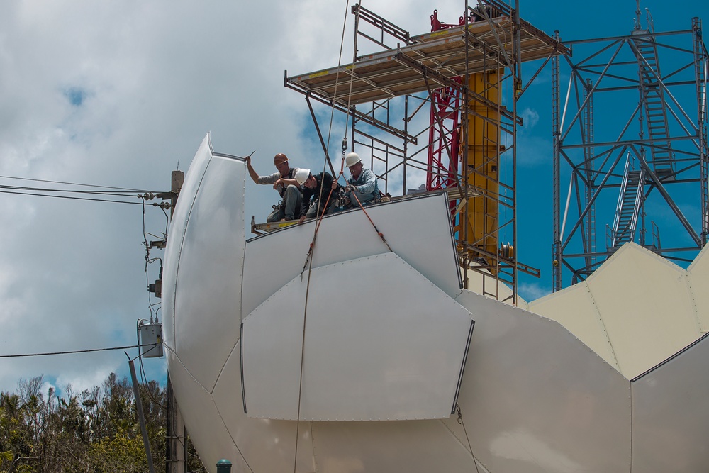 Installation of New Weather Doppler Radar in Cayey