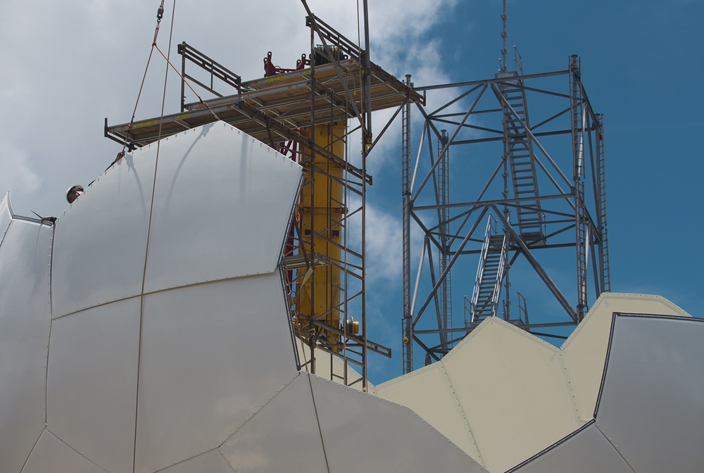 Installation of New Weather Doppler Radar in Cayey