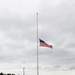 Flag lowered at Fort McCoy to honor former First Lady Barbara Bush