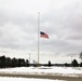 Flag lowered at Fort McCoy to honor former First Lady Barbara Bush