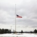Flag lowered at Fort McCoy to honor former First Lady Barbara Bush