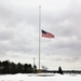 Flag lowered at Fort McCoy to honor former First Lady Barbara Bush