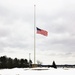 Flag lowered at Fort McCoy to honor former First Lady Barbara Bush