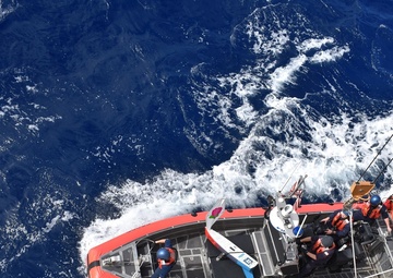 CGC Steadfast launches mini-boat Pacific Lotus