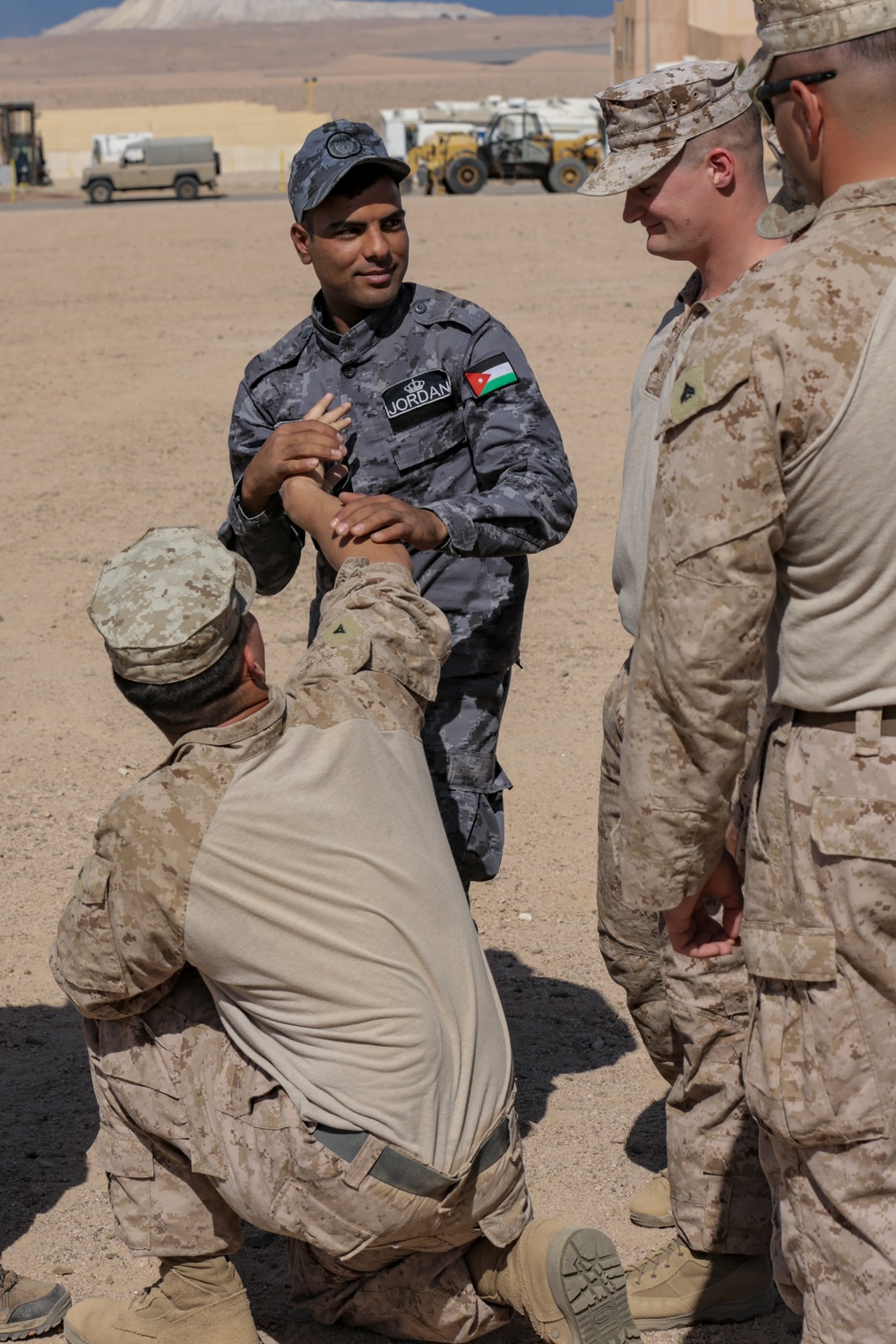 USMC Martial Arts: U.S. and Jordan Marines train together