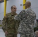 General Presents Outgoing Commander with an Award