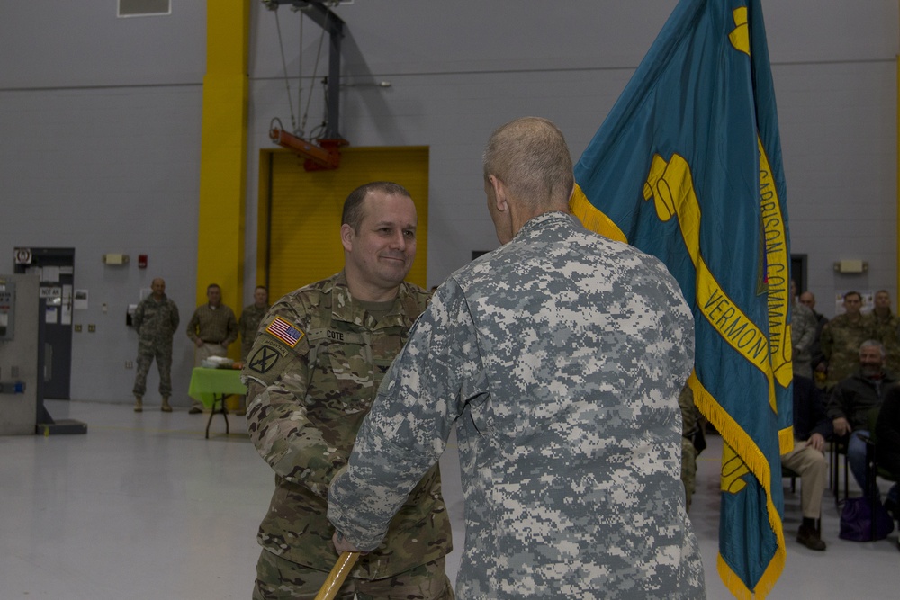 Outgoing Commander Passes Guidon to General