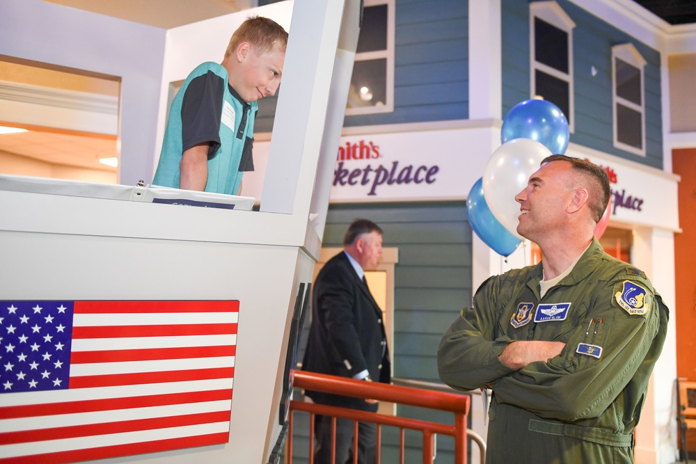 Hill AFB Pilots help open model air traffic tower