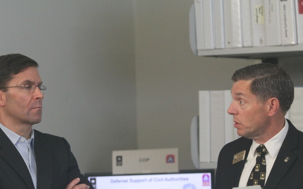 Army Secretary Mark T. Esper visits Fort Sam Houston