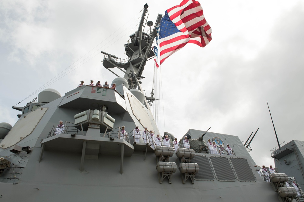 USS Michael Murphy Returns Home