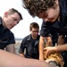 USS Mustin (DDG 89) Sailors compete in the ship’s annual Damage Control Olympics