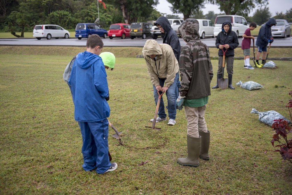 Kadena Goes Green: 718th CES and Boy Scouts commemorate Earth Day