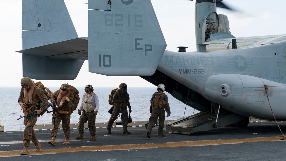 USS Wasp is operating in the Indo-Pacific region.
