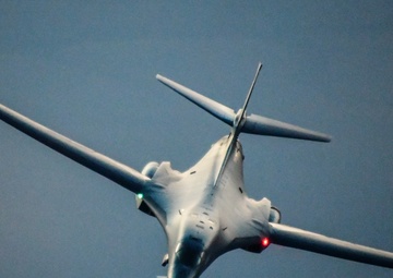 B-1 being refueled by a KC-10