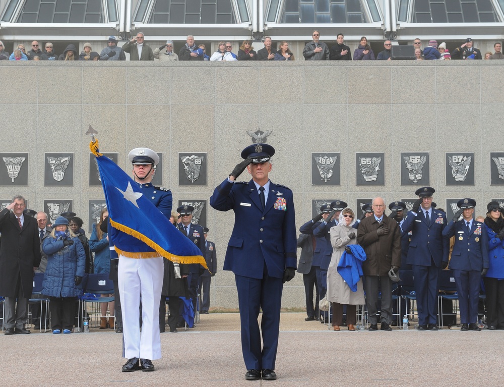 Cadet Wing marches in annual Founder's Day Parade