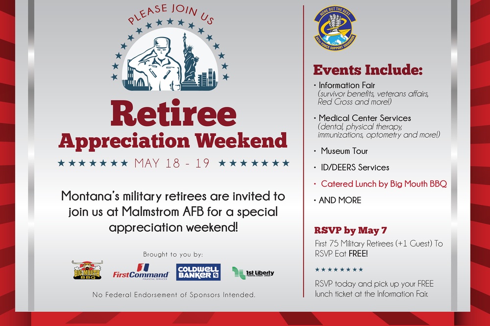 Annual Retiree Appreciation Weekend May 18-19