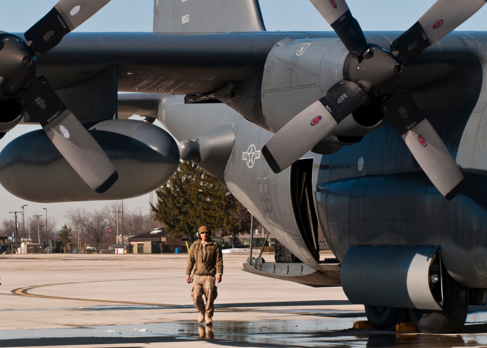 AC-130U Refueling Mission