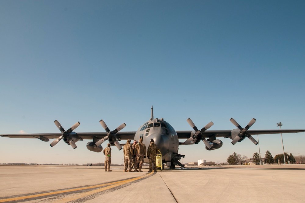 AC-130U Refueling Mission