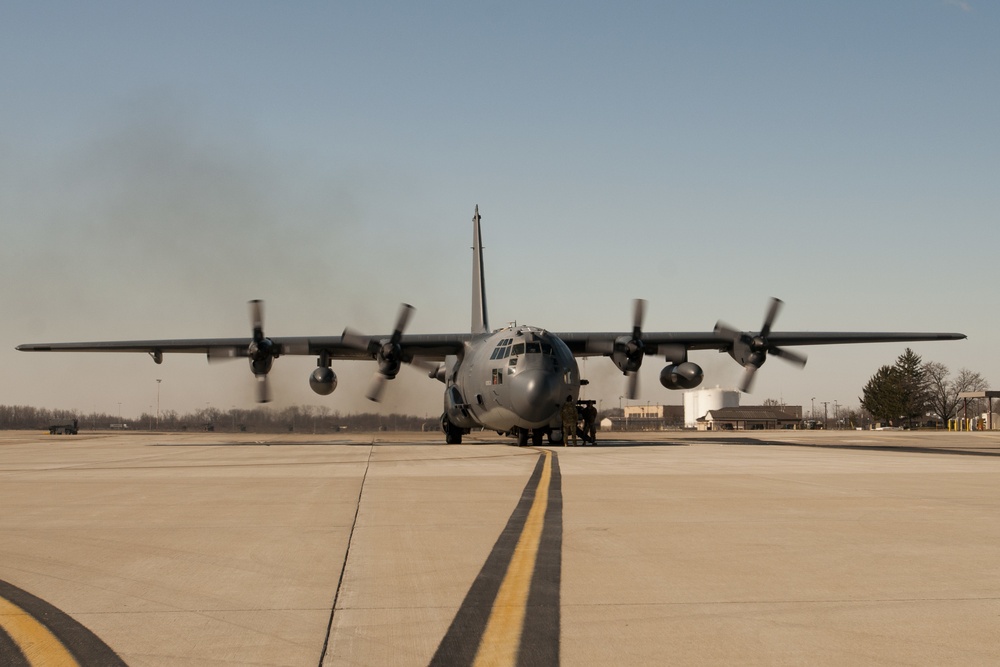 AC-130U Refueling Mission