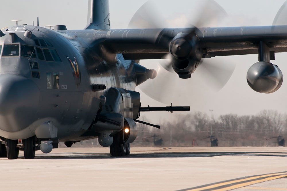 AC-130U Refueling Mission