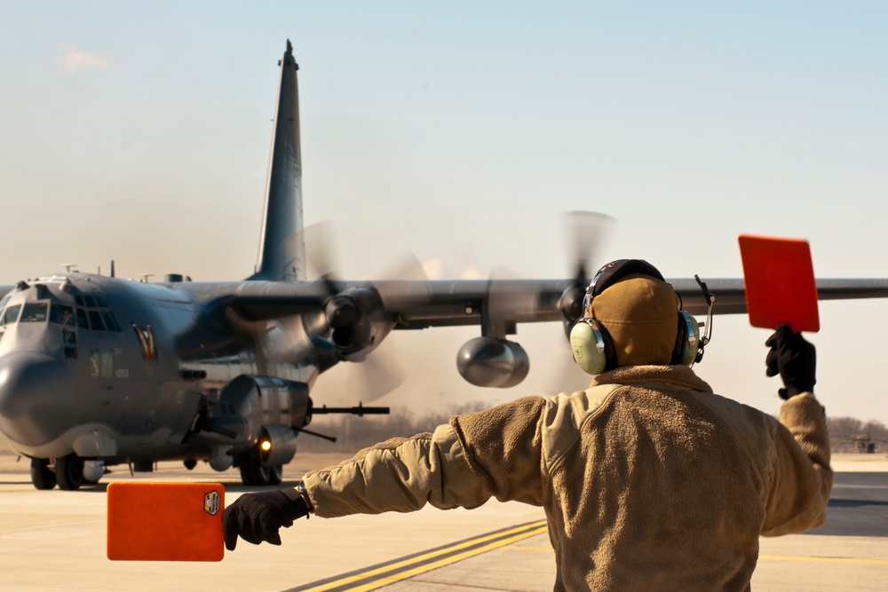 AC-130U Refueling Mission