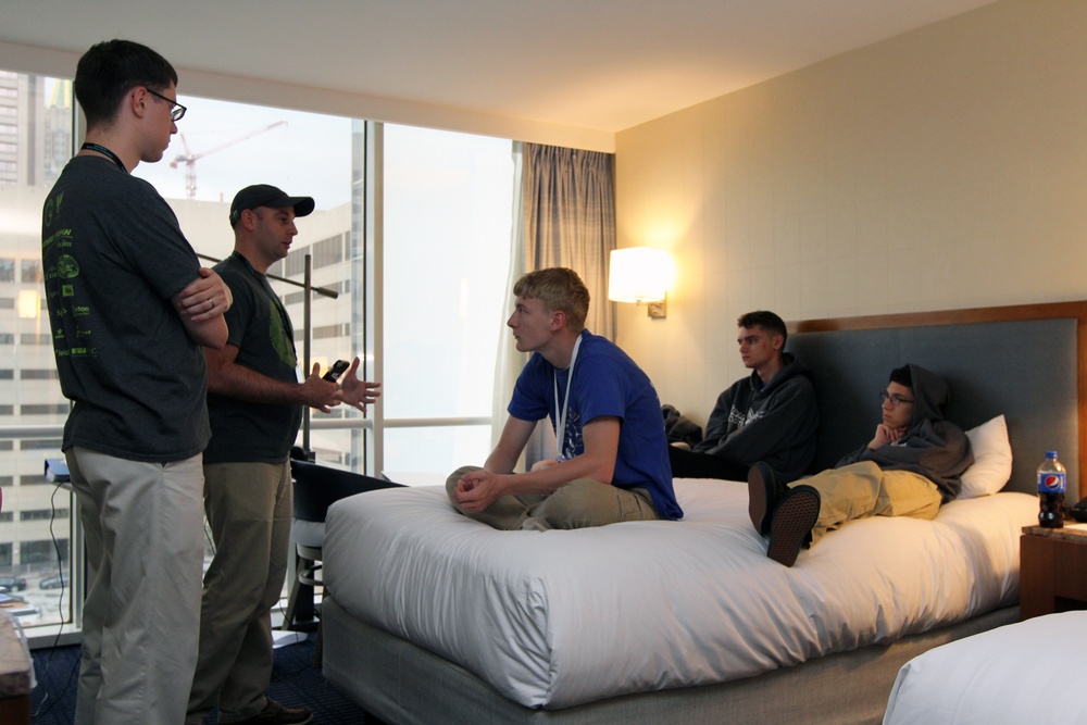 DET HI mentors at CyberPatriot X DET HI mentors at CyberPatriot X