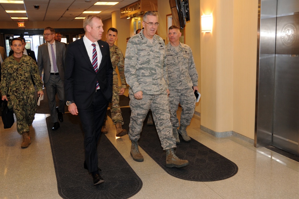 Deputy Secretary of Defense Patrick Shanahan visits USSTRATCOM