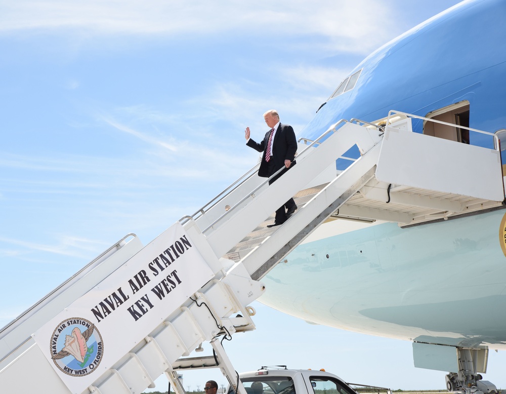 DVIDS Images President Donald J. Trump Visits NAS Key West [Image 2