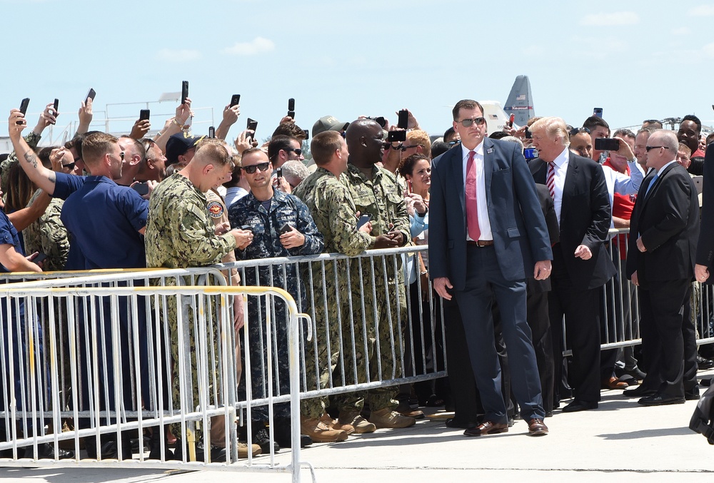 President Donald J. Trump Visits NAS Key West