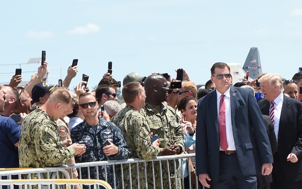 President Donald J. Trump Visits NAS Key West