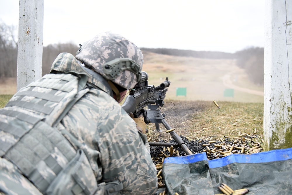 180FW Security Forces hone proficiency during marksmanship training