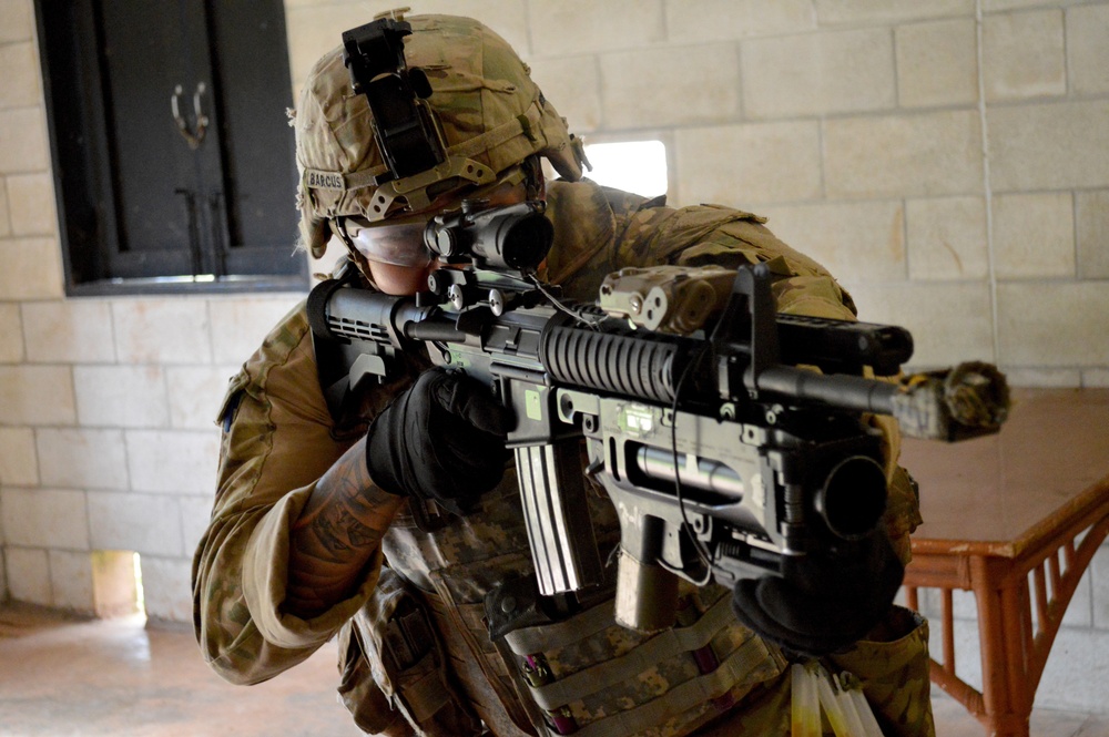 Tropic Lightning Division infantrymen conduct squad live fire