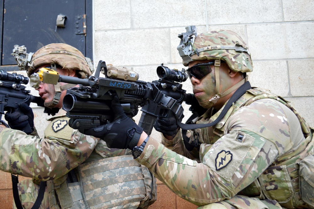 Tropic Lightning Division infantrymen conduct squad live fire