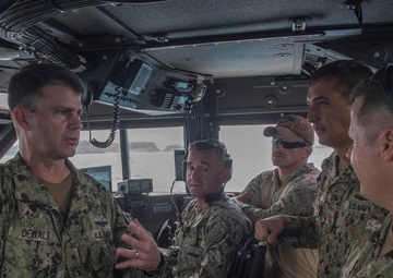deputy commander, Navy Expeditionary Combat Command, visits Naval Base Guam