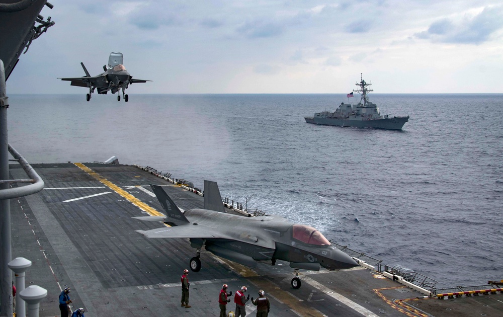 USS Wasp is operating in the Indo-Pacific region.