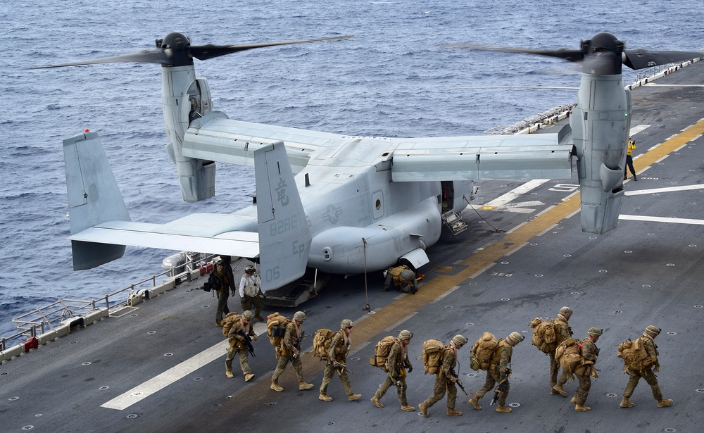USS Wasp is operating in the Indo-Pacific region.