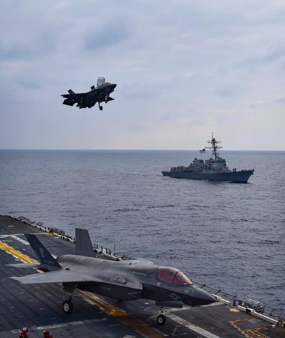 USS Wasp is operating in the Indo-Pacific region.