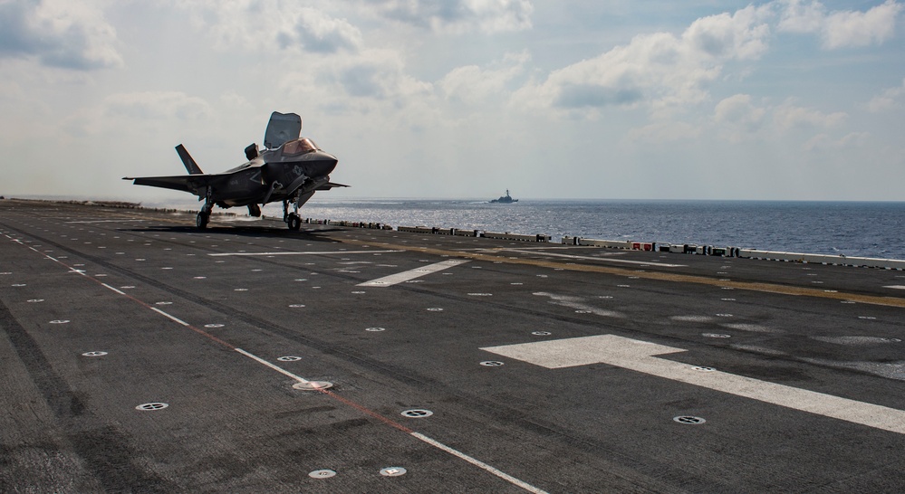 The Wasp Expeditionary Strike Group is conducting a regional patrol in the Indo-Pacific.