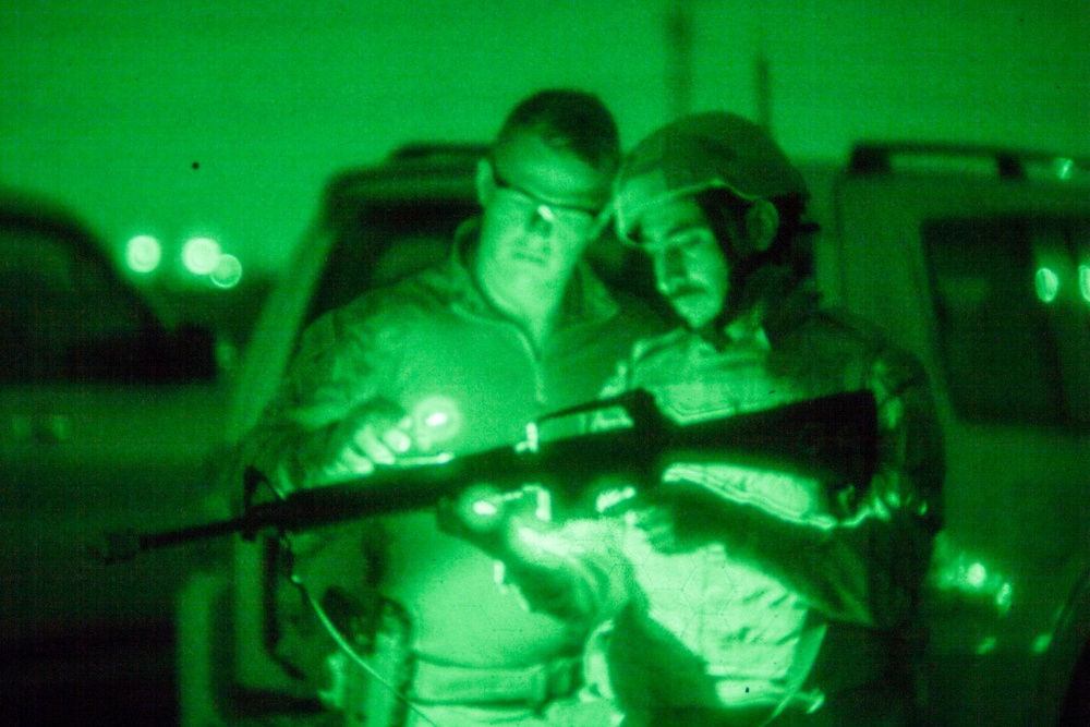 Iraqi Army Night Ops Training