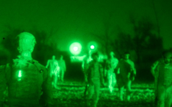 Iraqi Army Night Ops Training