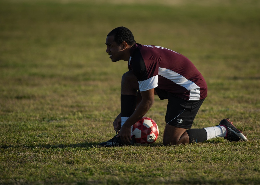Jamaican Airman aims for the All Armed Forces soccer team
