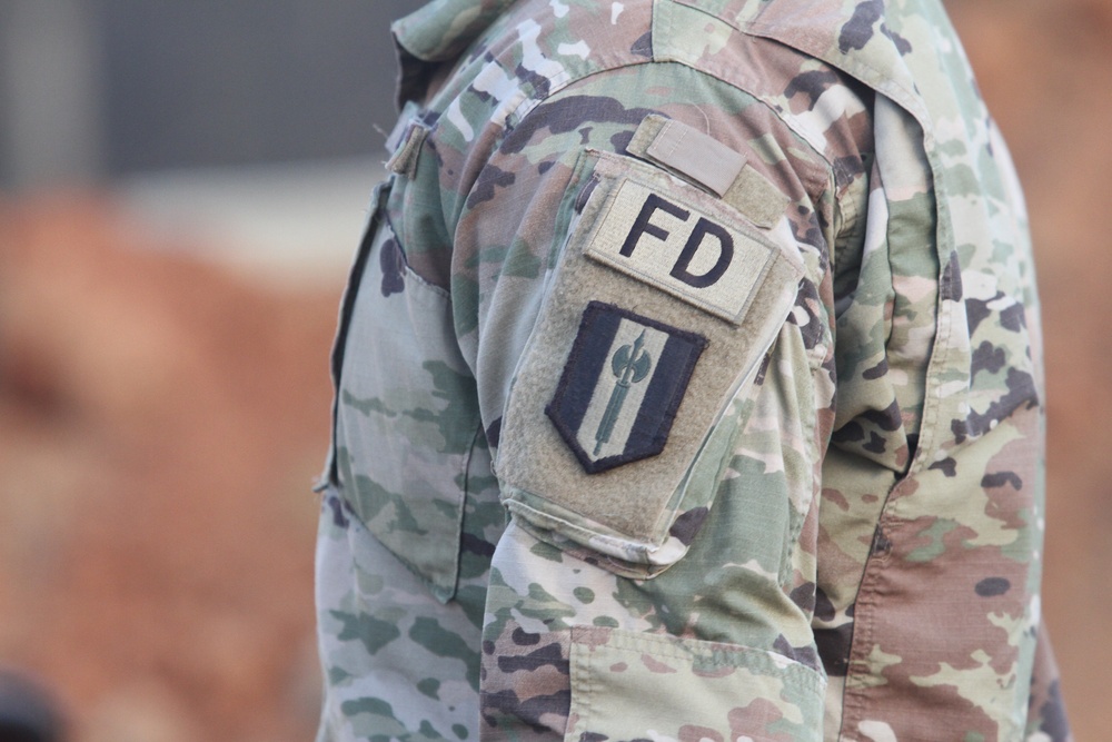 U.S. Army Reserve Engineers in action at trench rescue