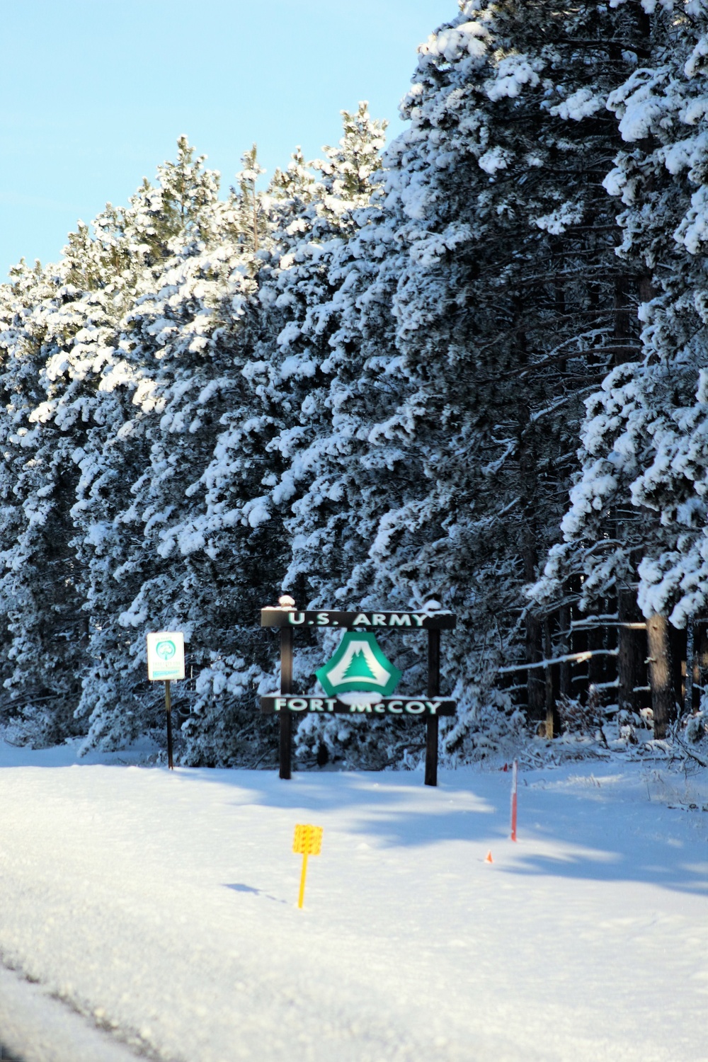 April Snow at Fort McCoy