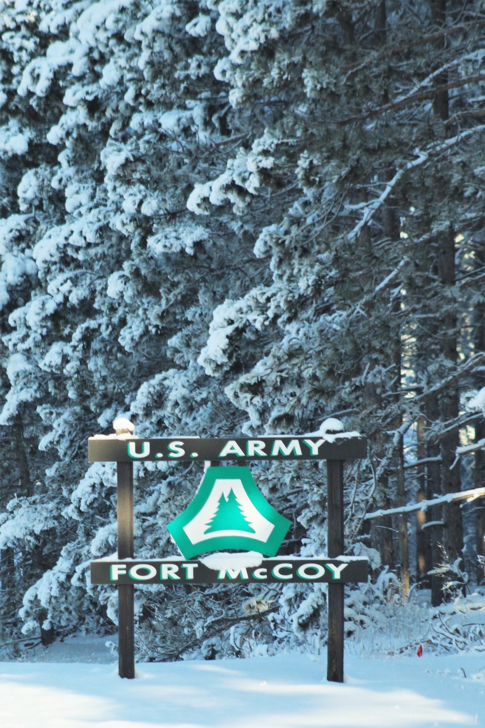 April Snow at Fort McCoy