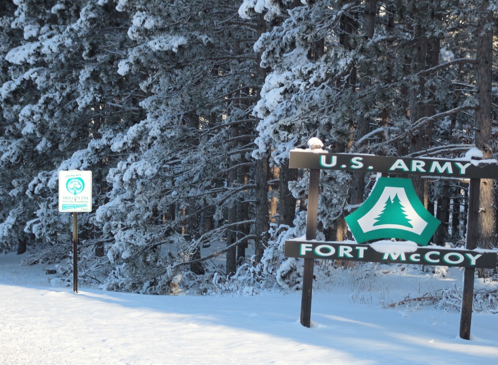 April Snow at Fort McCoy