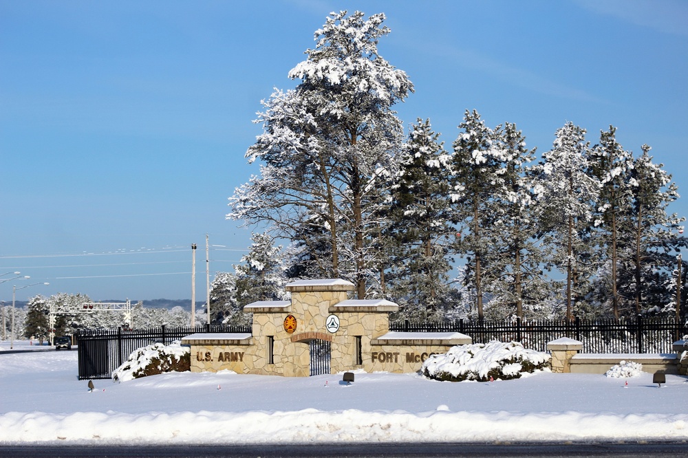 April Snow at Fort McCoy