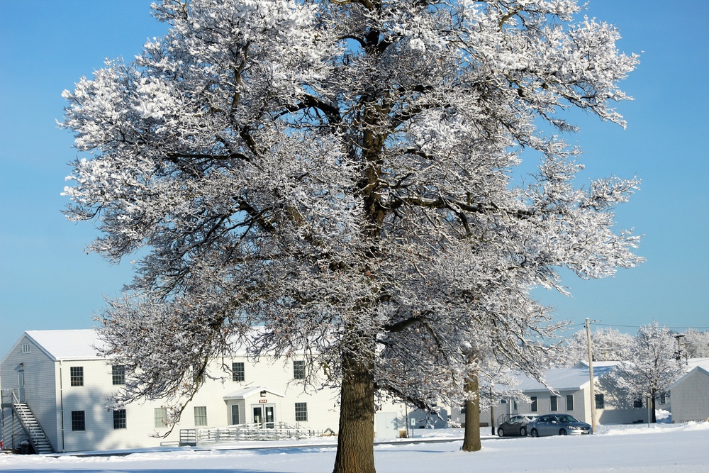 April Snow at Fort McCoy