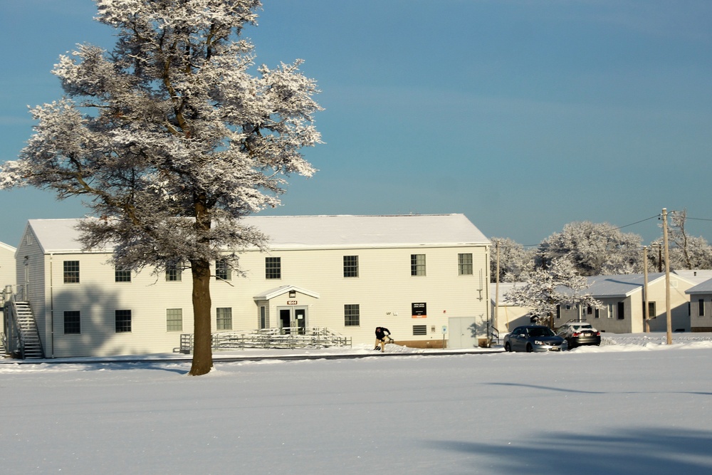 April Snow at Fort McCoy