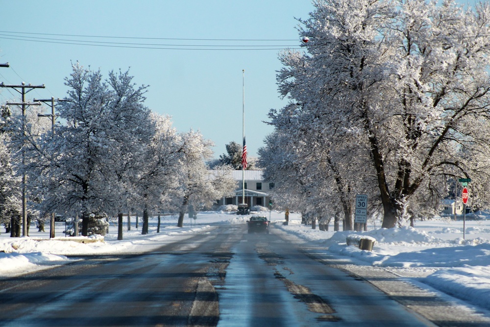 April Snow at Fort McCoy