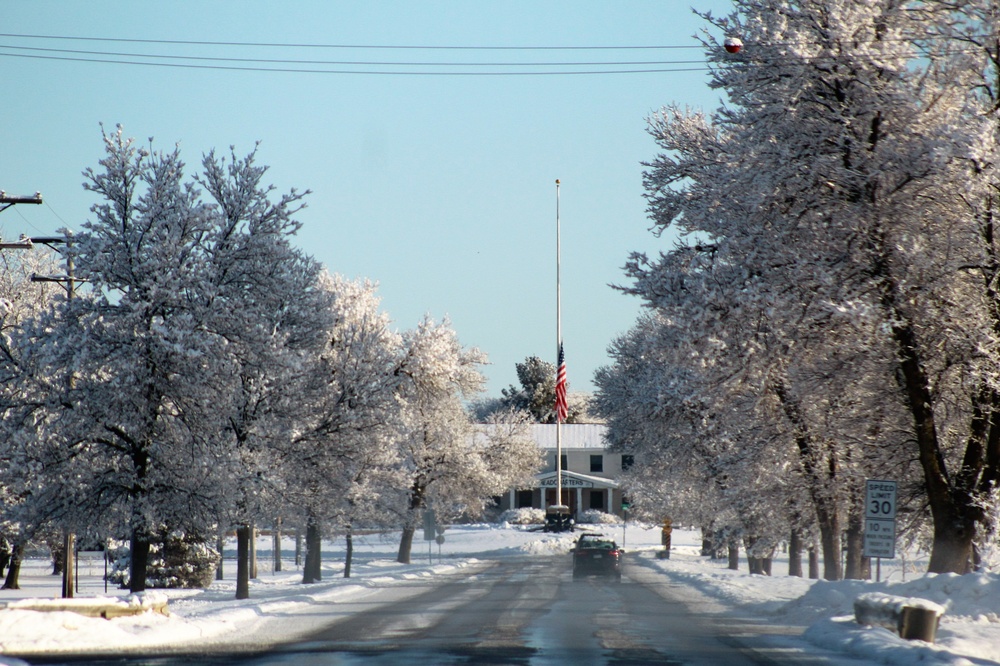 April Snow at Fort McCoy